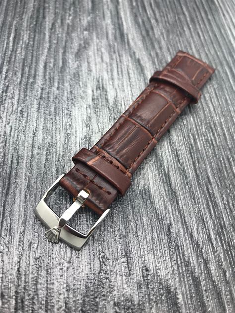 leather rolex band|genuine rolex leather watch bands.